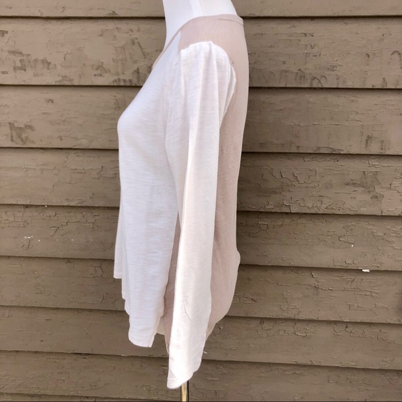 Madewell two-tone crew neck top! - Picture 3 of 6